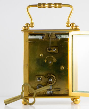 France Brass Carriage clock 13