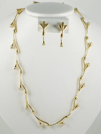18 K Y Gold Necklace with Diamonds Set 1 2020 12 04 051428