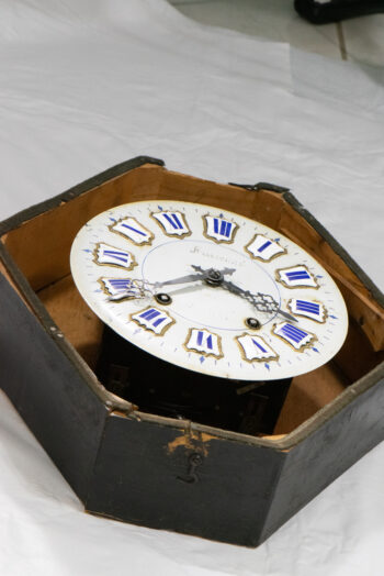 Antigue French I9th C Clock Movement for Parts Gbriel 5