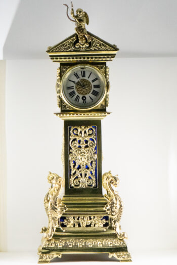 Brass Mantel Clock No Name French Movement 5