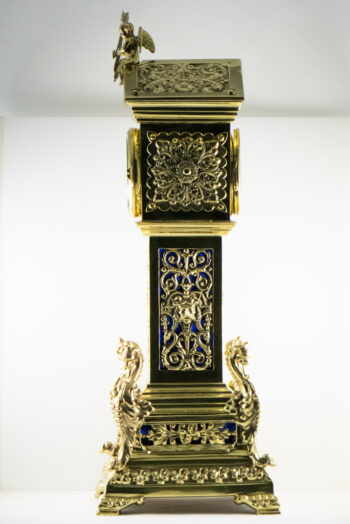 Brass Mantel Clock No Name French Movement 9