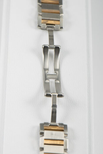 Cartier Francais S S Two Tone w Pink G Band 10