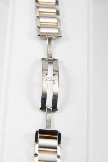 Cartier Francais S S Two Tone w Pink G Band 9