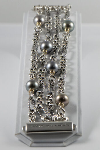 D Y Tahitian Pearls Bracelet 925 750 2
