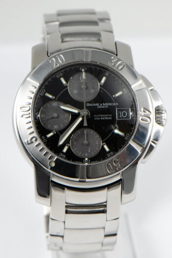 SS Baume Mercier Bk Dial 65352 4