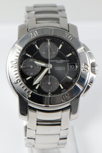 SS Baume Mercier Bk Dial 65352 5