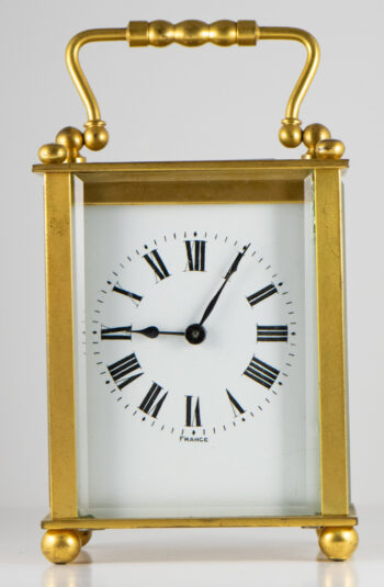 France Brass Carriage clock 2