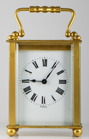 France Brass Carriage clock 5