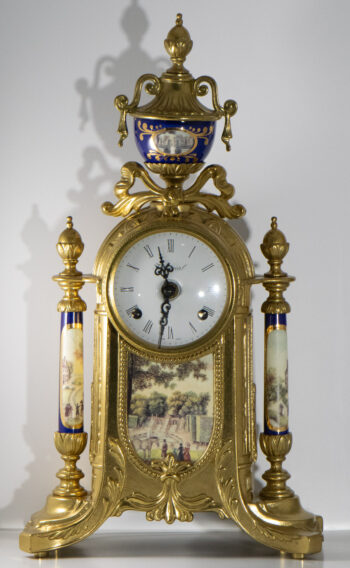 Imperial Brass mantel Clock 5