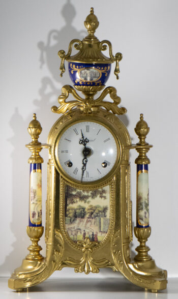 Imperial Brass mantel Clock 6
