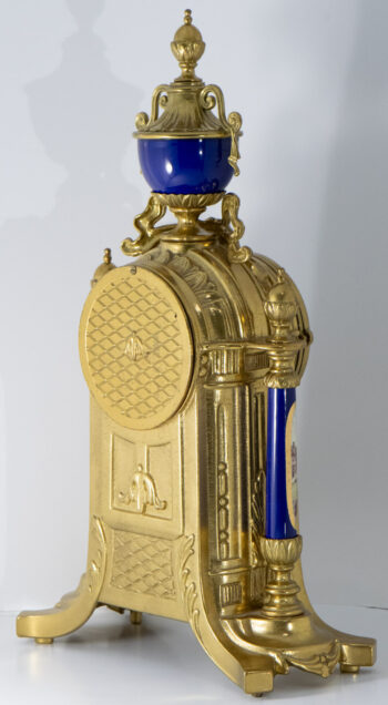 Imperial Brass mantel Clock 12