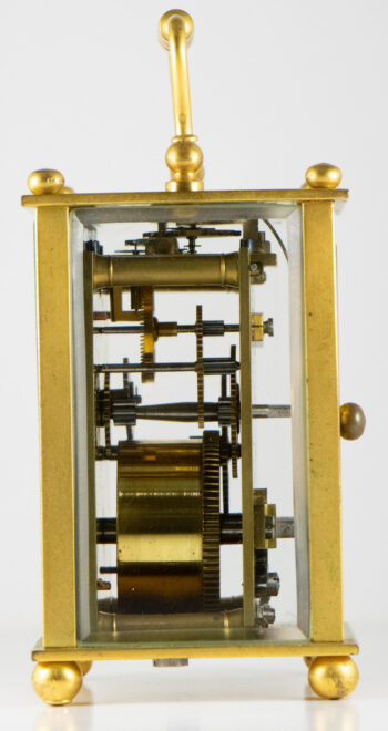 France Brass Carriage clock 7