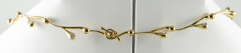 18 K Y Gold Necklace with Diamonds Set 5