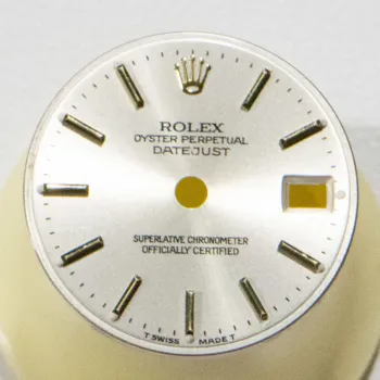 Rolex Ladies Dial Only Oyster Perpetual Silver Stick 2
