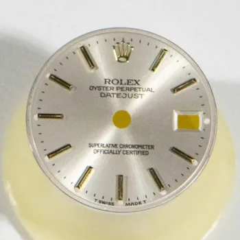 Rolex Ladies Dial Only Oyster Perpetual Silver Stick 6