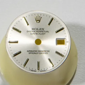 Rolex Ladies Dial Only Oyster Perpetual Silver Stick 8