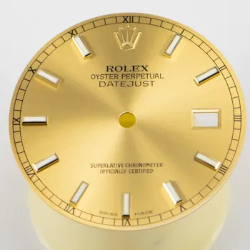 New Rolex Yellow Oyster Perpetual Datejust Dial 4