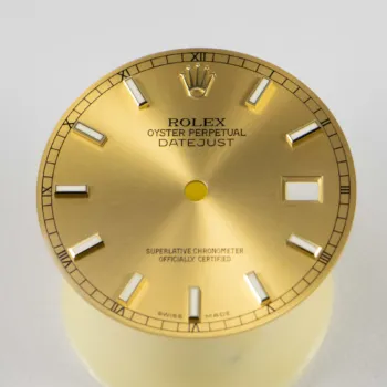 New Rolex Yellow Oyster Perpetual Datejust Dial 10