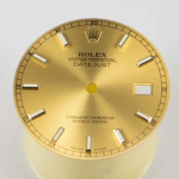New Rolex Yellow Oyster Perpetual Datejust Dial 9