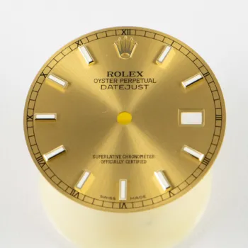 New Rolex Yellow Oyster Perpetual Datejust Dial 5