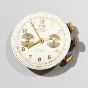 ITA Chronograph Vintage Movement with dial and hands 2
