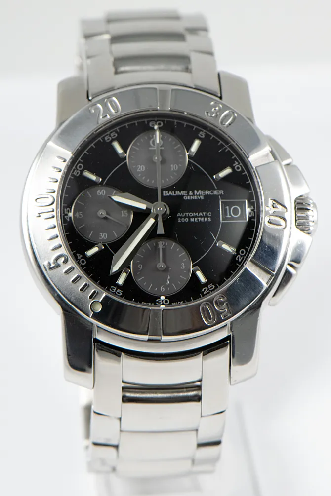 SS Baume Mercier Bk Dial 65352 3