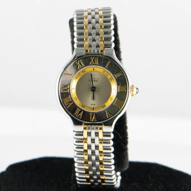 Must de Cartier 21 Two Tone 1340 5