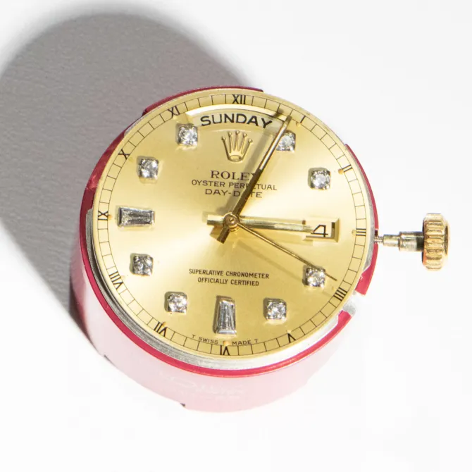 Rolex 3055 Movement President Day Date Diamond Dial 1