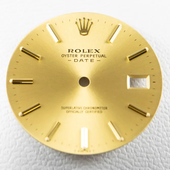 Rolex Oyster Perp DATE Champagne Y Dial 2