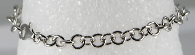 Sterling Silver 925 Set Bracelet 15