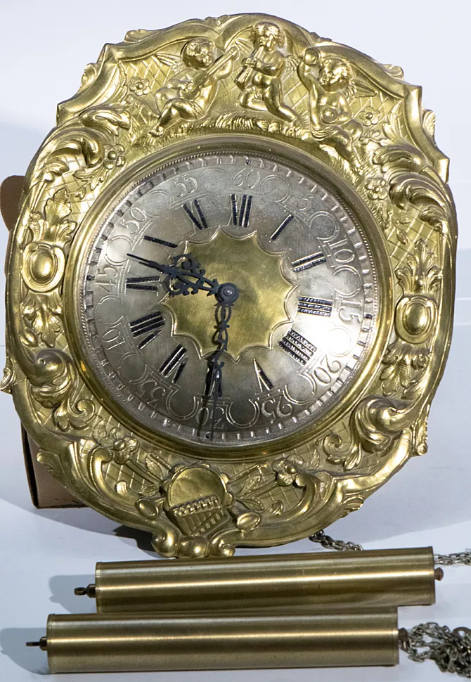 Grandfather clock Movement with Weights for Parts 3